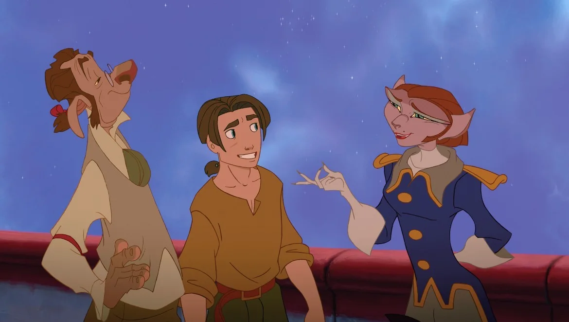 Disney's Treasure Planet (2002) Very Rare Unmounted Genuine 35mm Film Cells, image 5