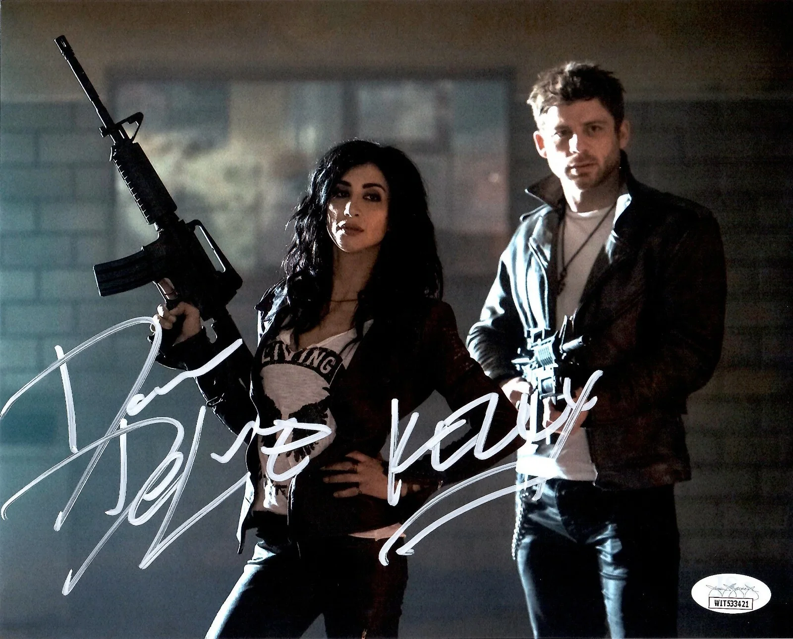 Dana DeLorenzo — Dana DeLorenzo autographed signed 8x10 photo JSA COA Ash vs Evil Dead Kelly