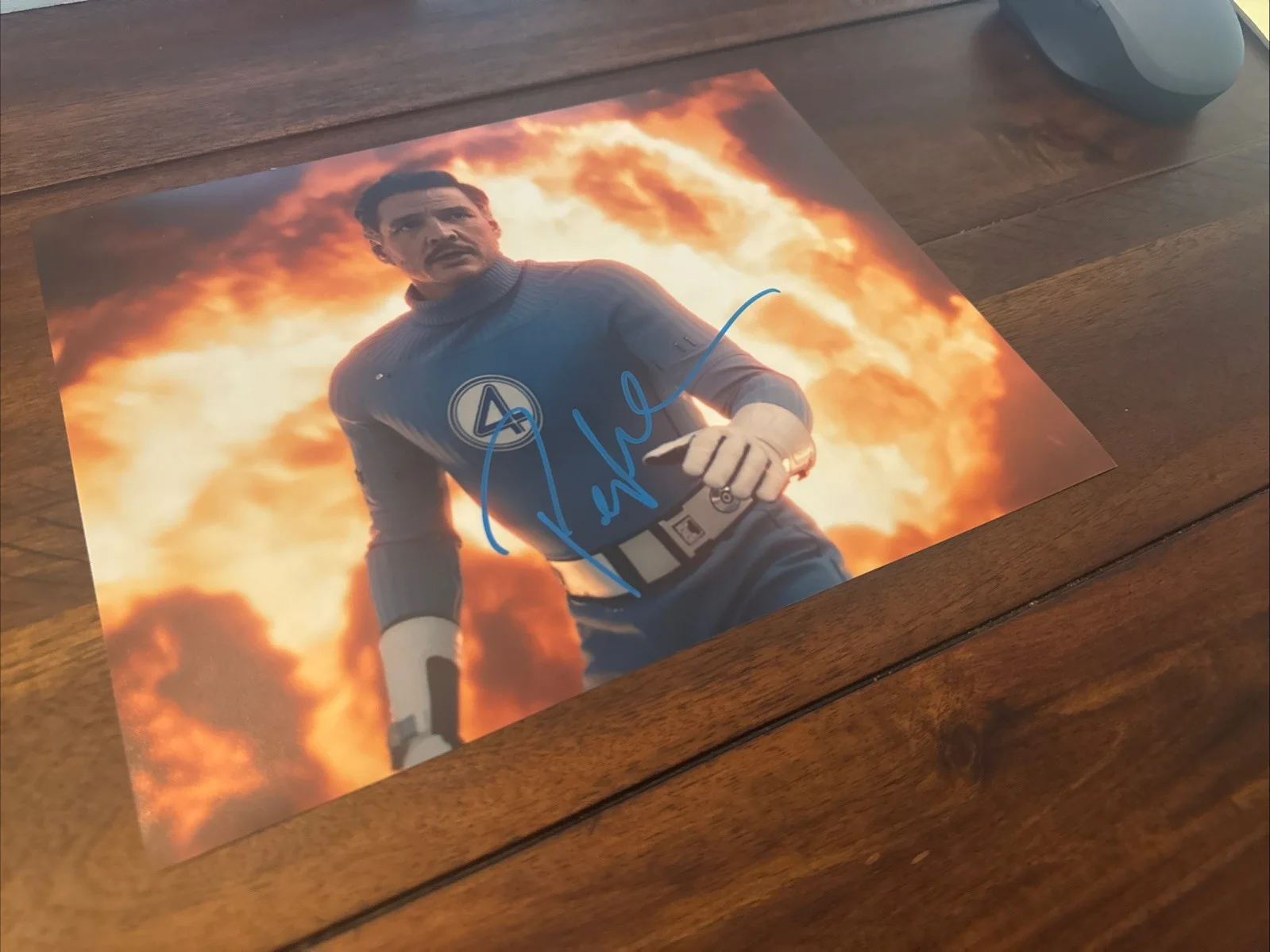 Pedro Pascal — Pedro Pascal Fantastic Four Signed 8x10" Original Autograph w/COA Hologram Proof, image 2