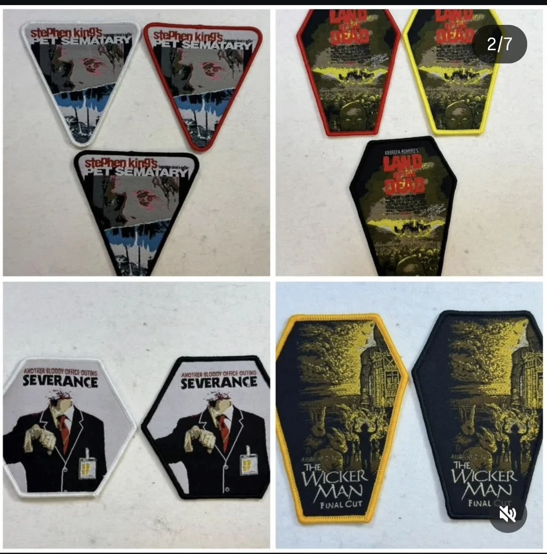 Horror Movie Patch Bundle. One Of Each Design Includuded At Discounted Price, image 3