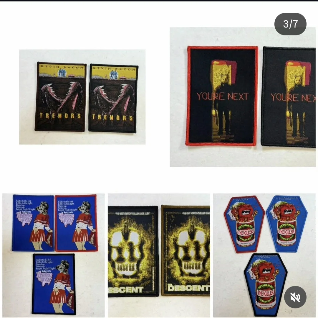 Horror Movie Patch Bundle. One Of Each Design Includuded At Discounted Price, image 4