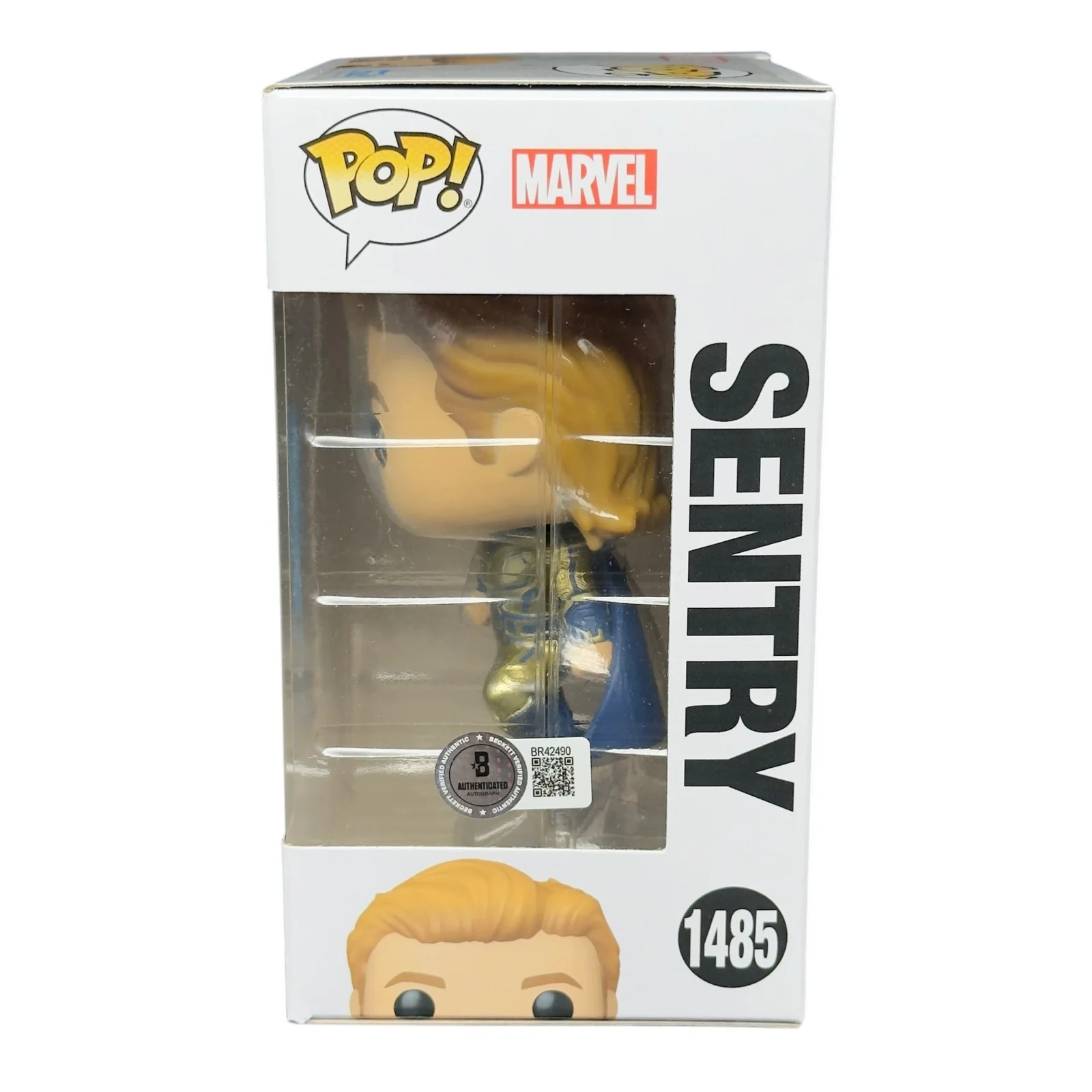 Lewis Pullman — Lewis Pullman Signed Sentry Thunderbolts Funko Pop 1485 Autograph Beckett BAS!, image 2