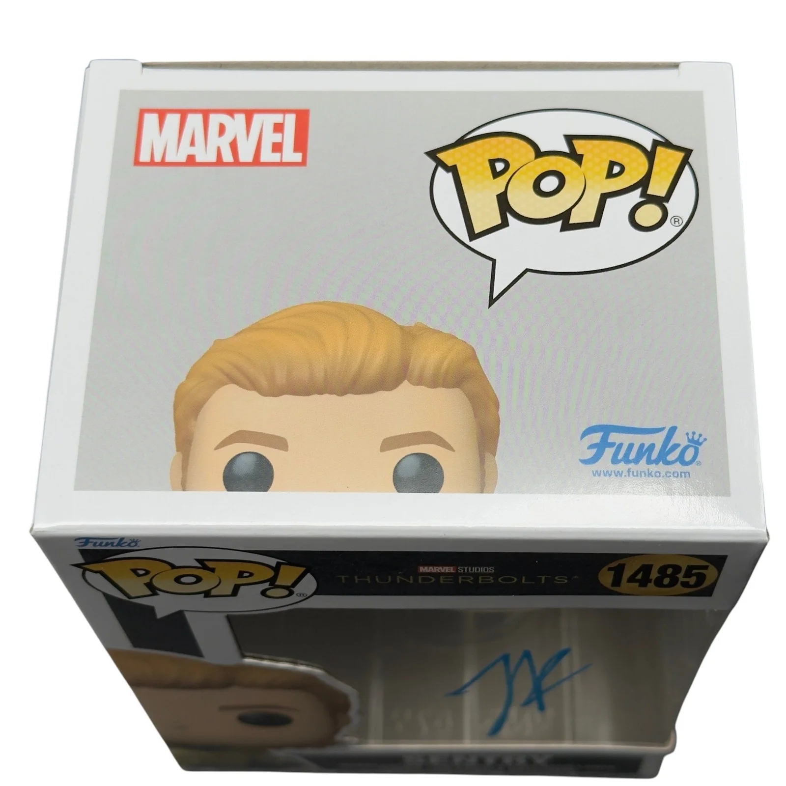 Lewis Pullman — Lewis Pullman Signed Sentry Thunderbolts Funko Pop 1485 Autograph Beckett BAS!, image 5