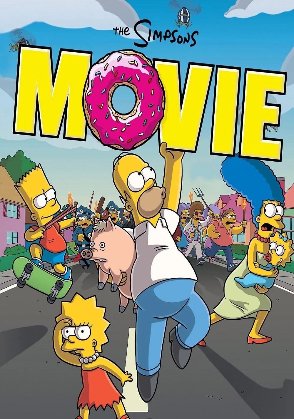 The Simpsons Movie 35mm Film Cell strip very Rare var_e, изображение 2
