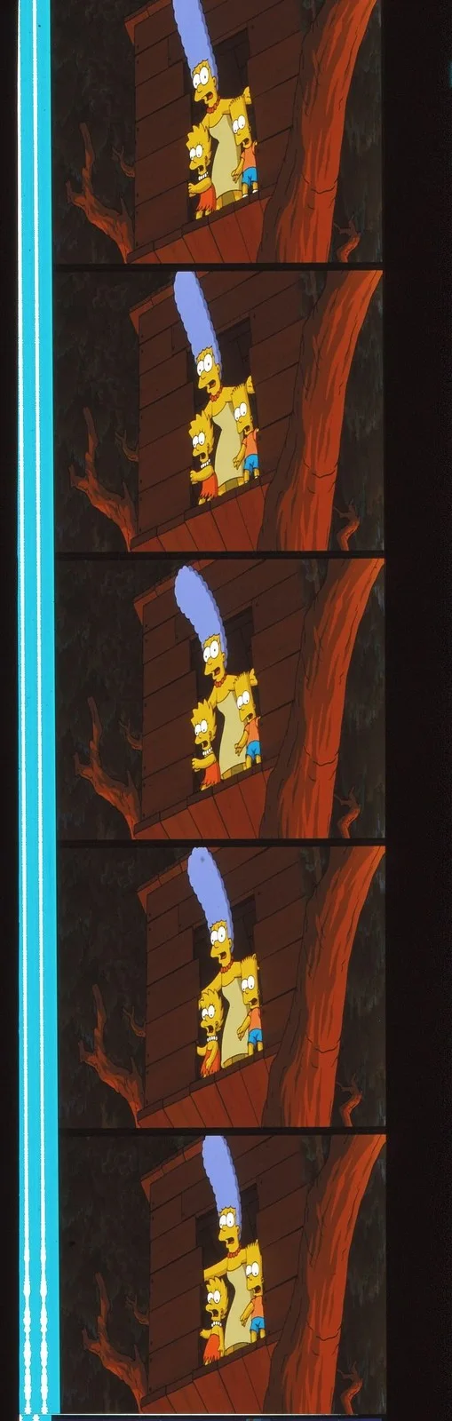 The Simpsons Movie 35mm Film Cell strip very Rare var_e, изображение 4