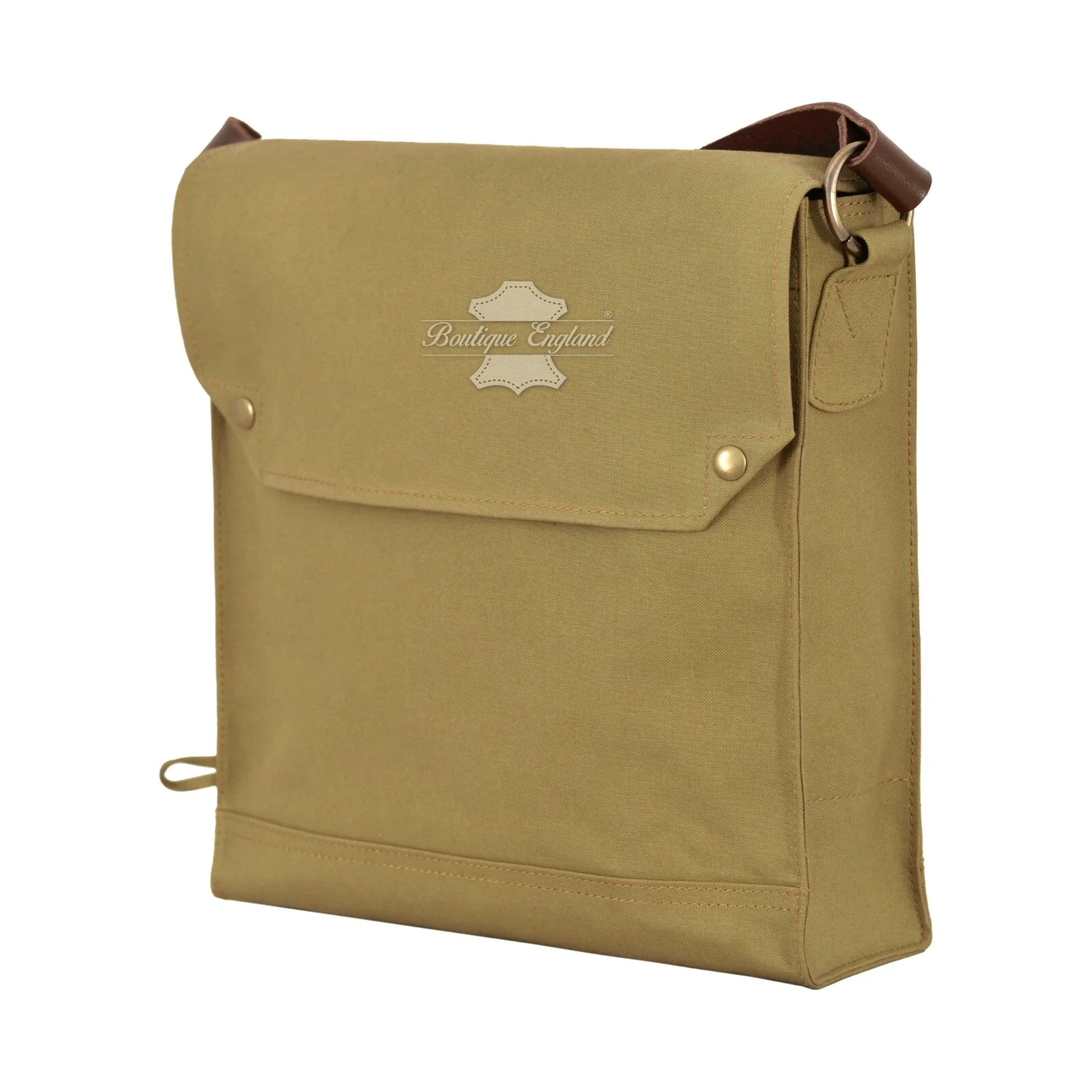 Indiana Jones Bag Mk VII Leather Strap WWII Gas Mask Bag Satchel Reproduction, изображение 2