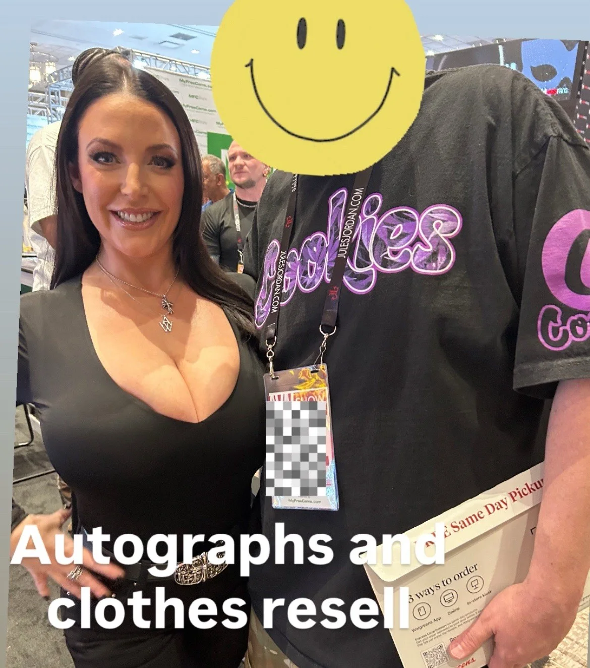 Angela White Adult Star Signed 8x10 Photo with Inscription Proof Pic AVN, изображение 4