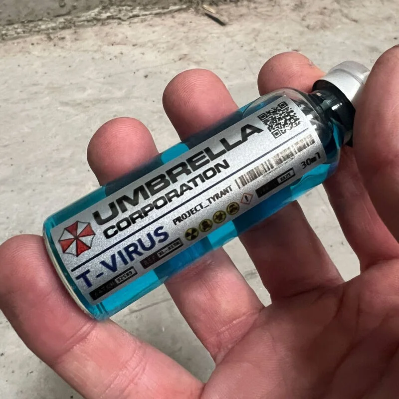 Resident Evil Umbrella Corporation T-Virus Vials Movie Accurate Prop Racoon City, изображение 2