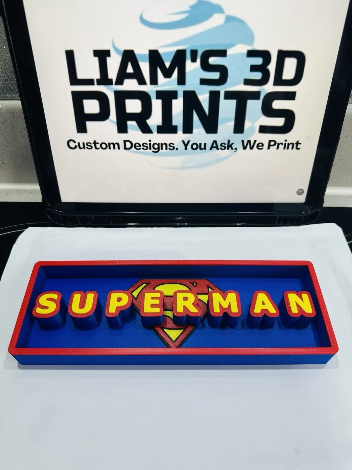 Decorative Superman Dc Film Logo Sign Display Cinema s 17.5cm L 22cm, изображение 4