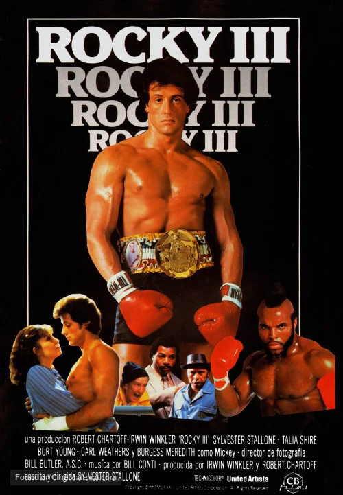 Rocky 3 35mm Film Cell strip very Rare var_e, image 2