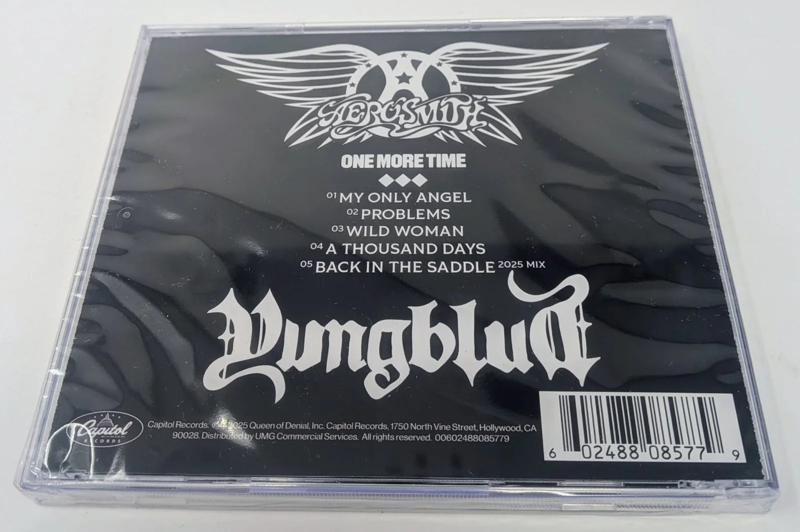 SEALED *SIGNED AUTOGRAPHED* YUNGBLUD CD Booklet with Aerosmith “One More Time”, image 2
