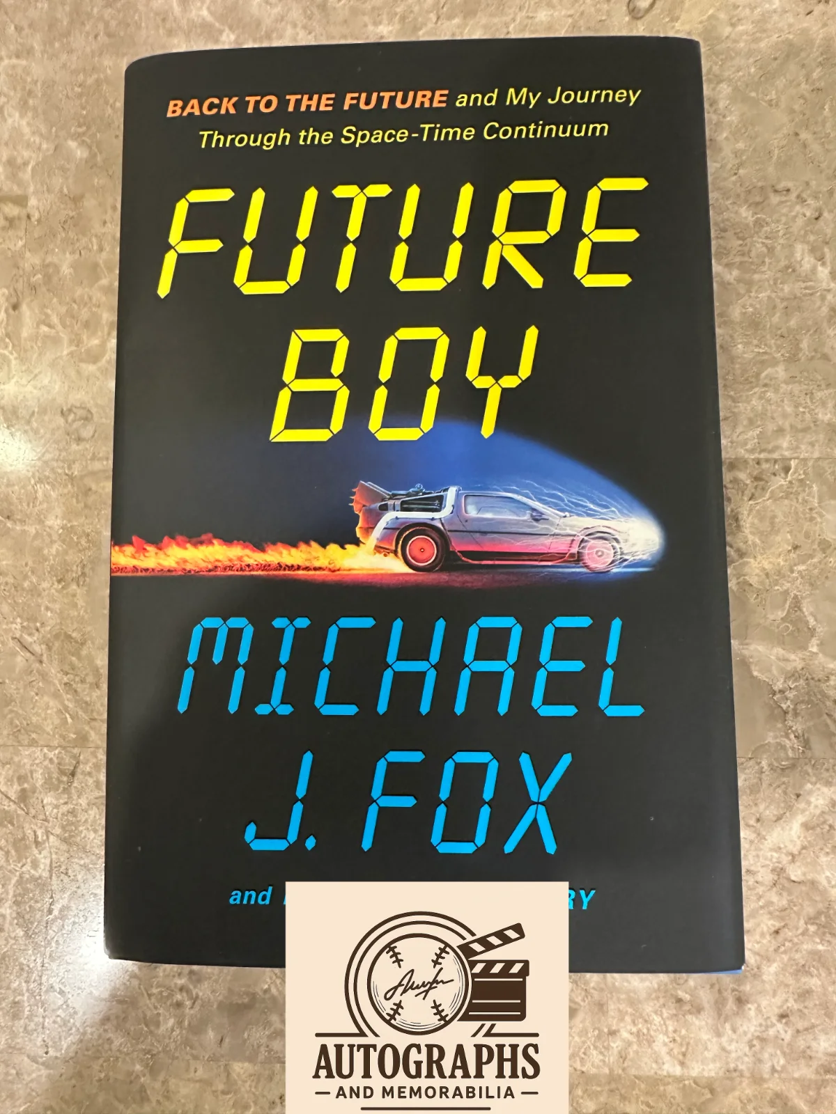 Michael J Fox — Michael J Fox Signed Future Boy Book - Back to the Future - PSA COA - Rare!!📚, image 3