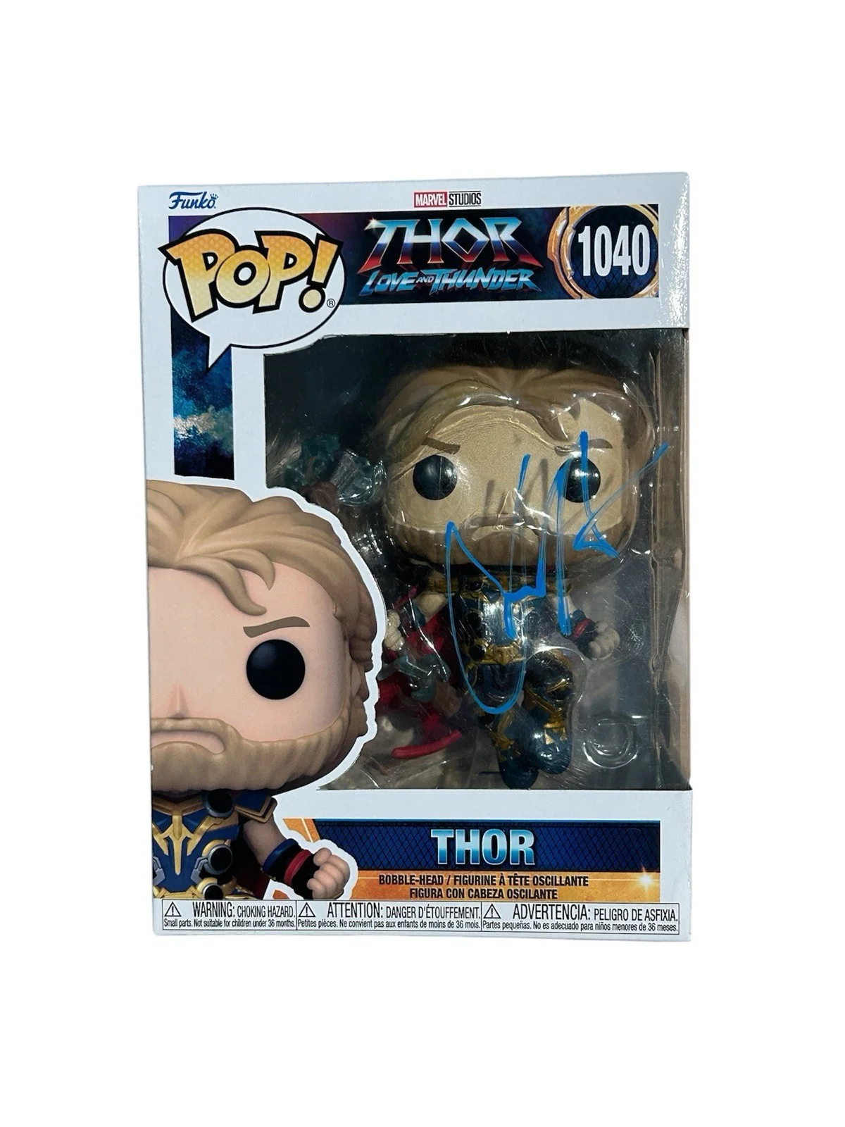 chris hemsworth — Chris Hemsworth Signed Autographed Thor Funko Pop Beckett COA Avengers 1040, image 2