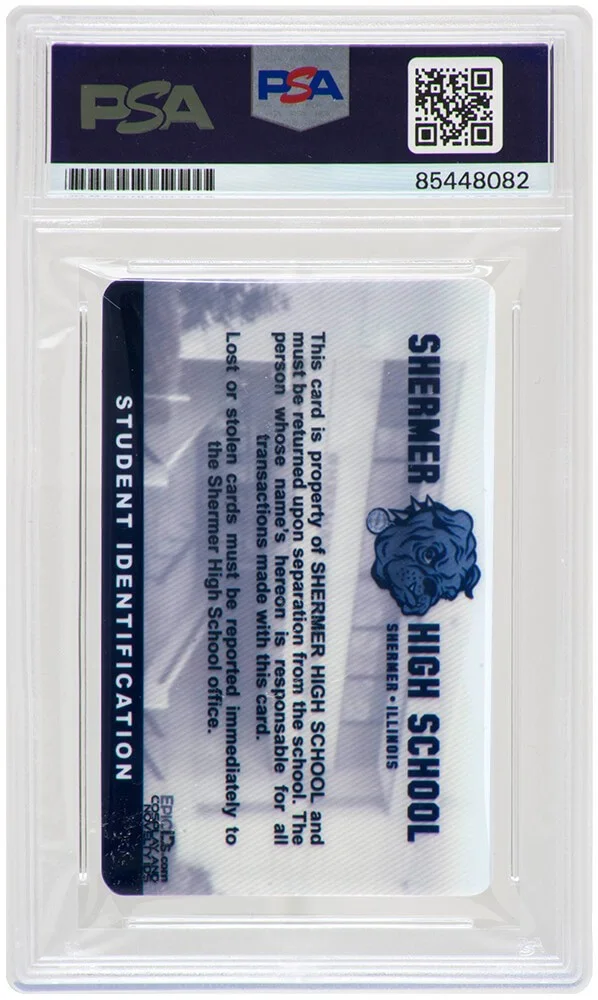Websites — Anthony Michael Hall Signed Breakfast Club Brian Johnson Shermer High ID - (PSA), image 2