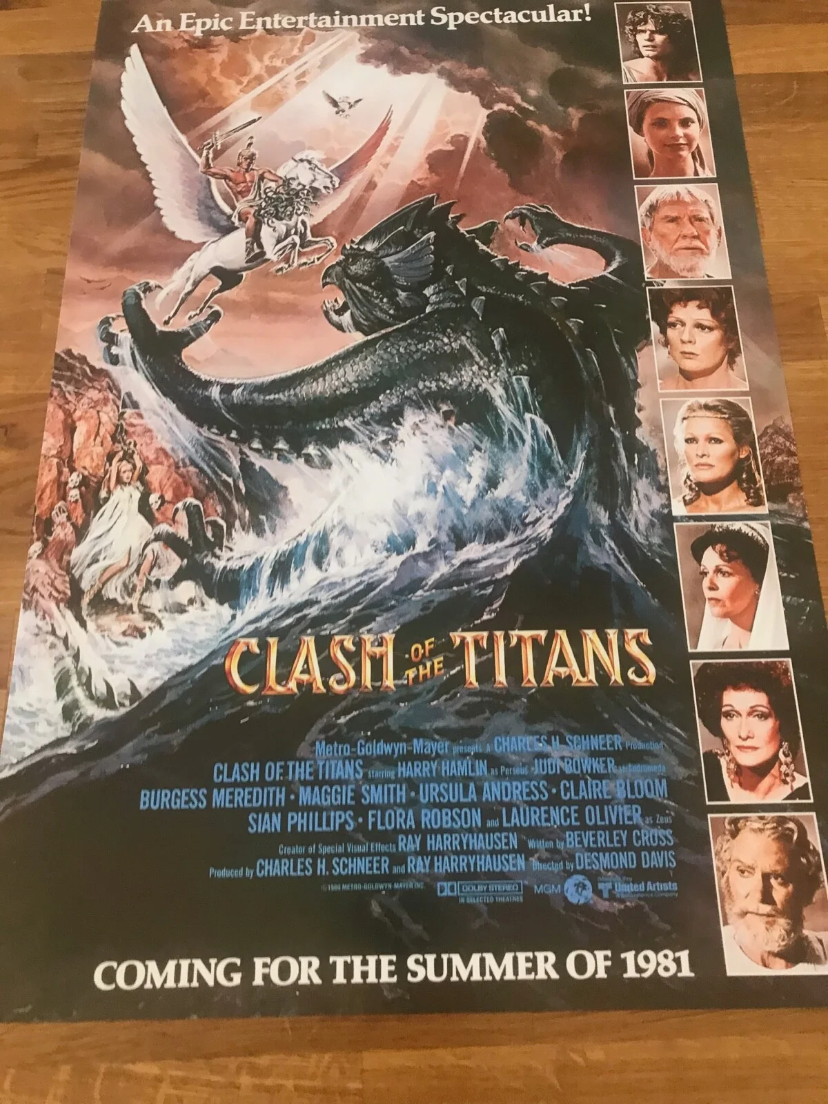 Movie Poster Clash of the Titans 430mm x 640mm (bit bigger than A2), изображение 2
