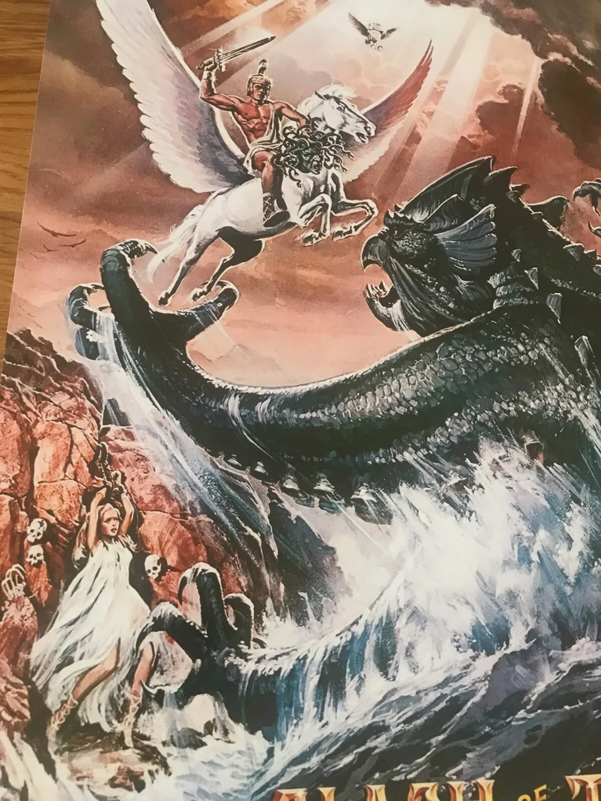 Movie Poster Clash of the Titans 430mm x 640mm (bit bigger than A2), изображение 3