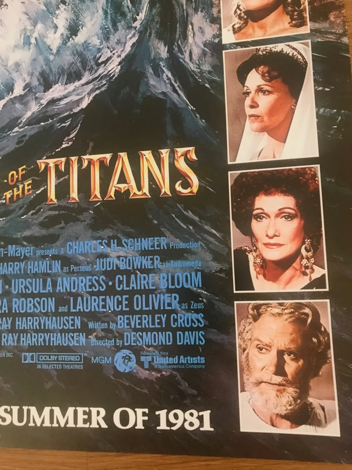 Movie Poster Clash of the Titans 430mm x 640mm (bit bigger than A2), изображение 5
