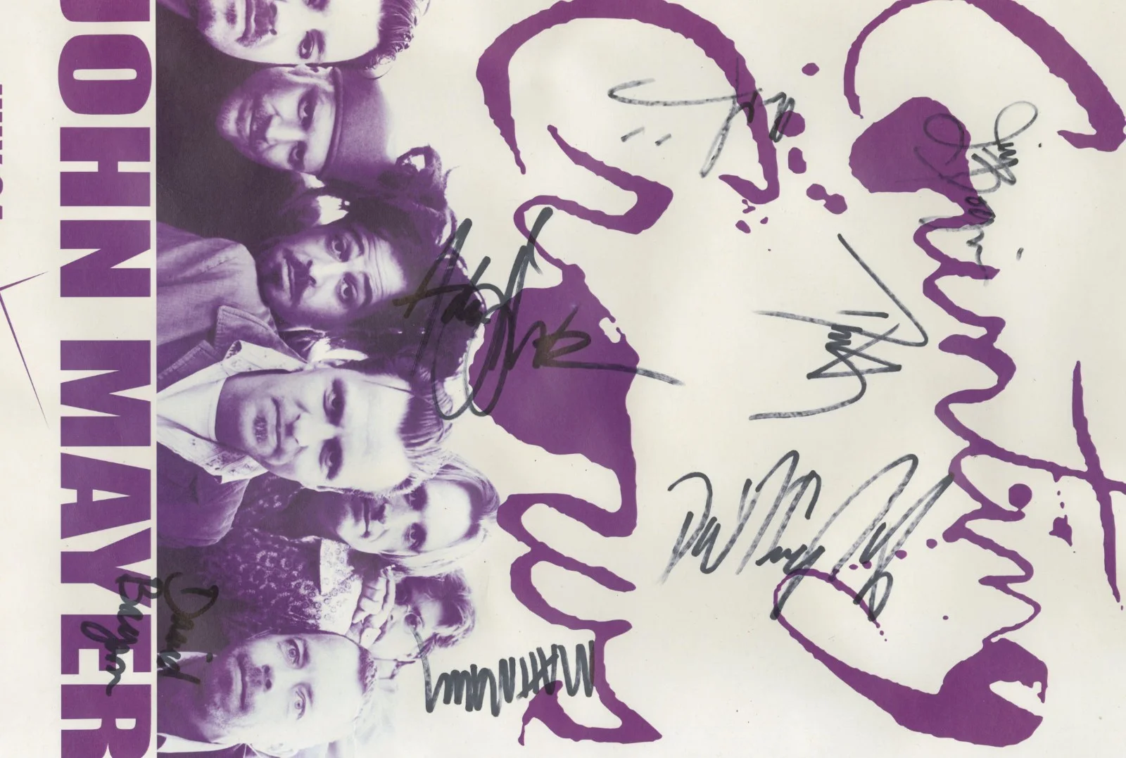 Counting Crows autographed concert poster 2003 Jim Bogios, Adam Duritz, image 2