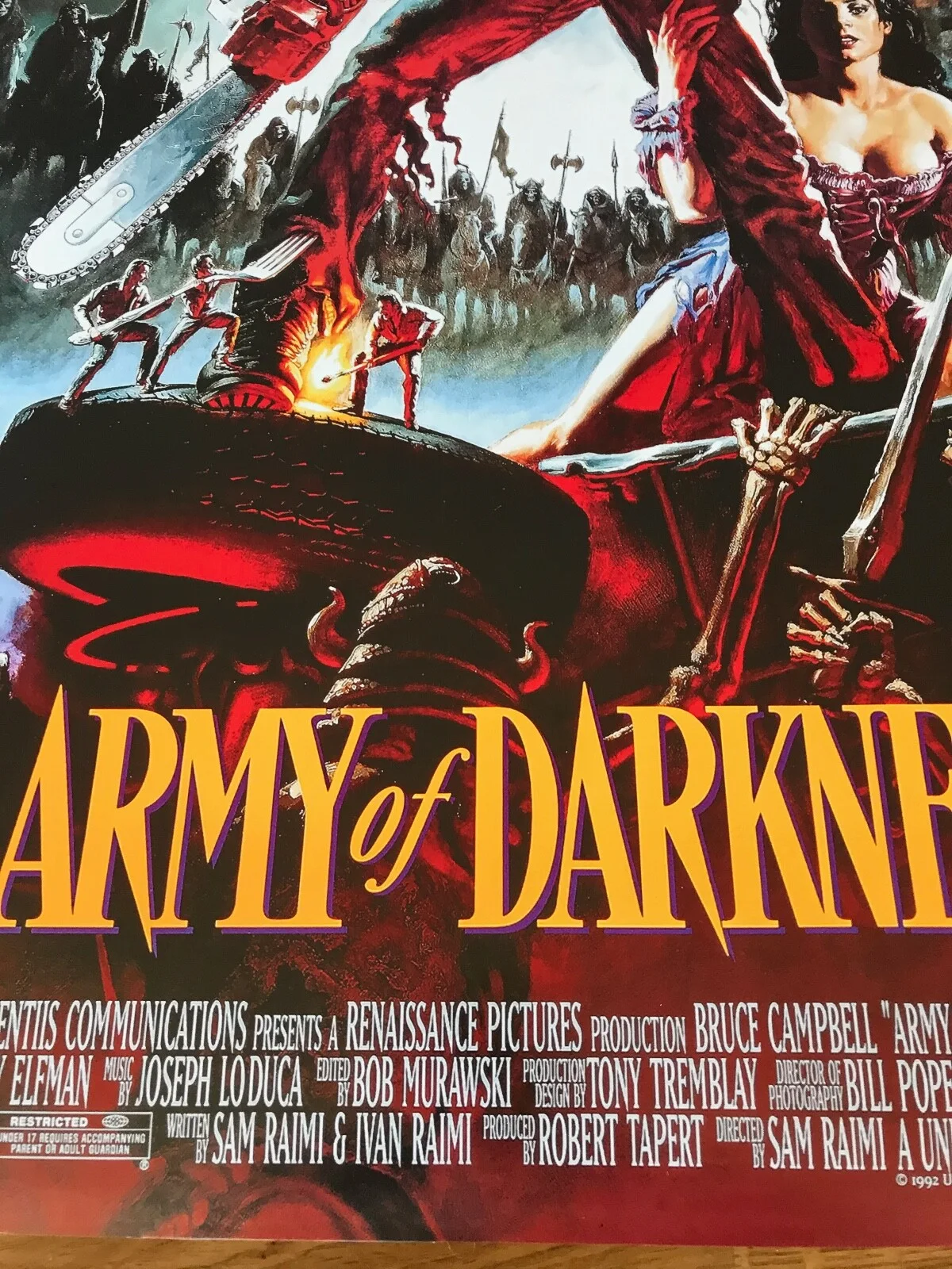 Movie Poster Army of Darkness 430mm x 640mm (Bit bigger than A2), изображение 4