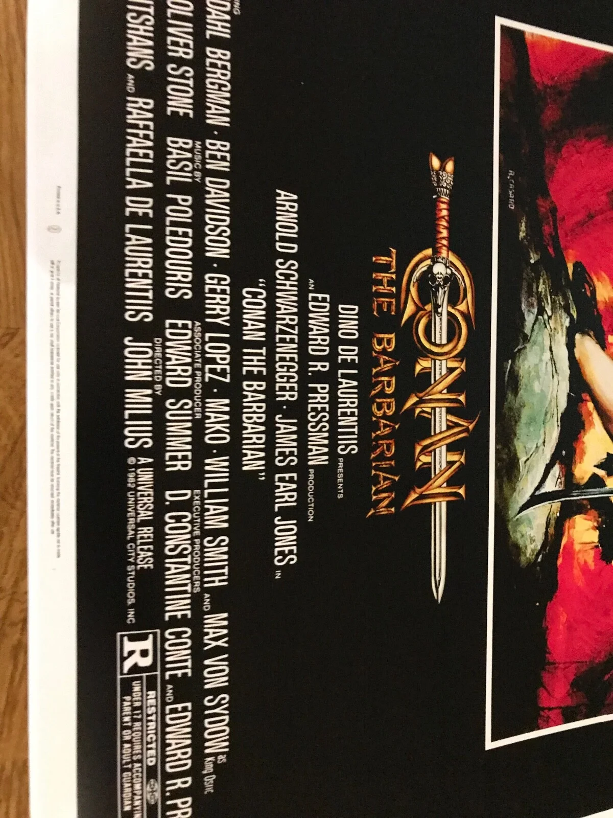 Poster Conan the Barbarian 420mm x 594mm (A2), image 2