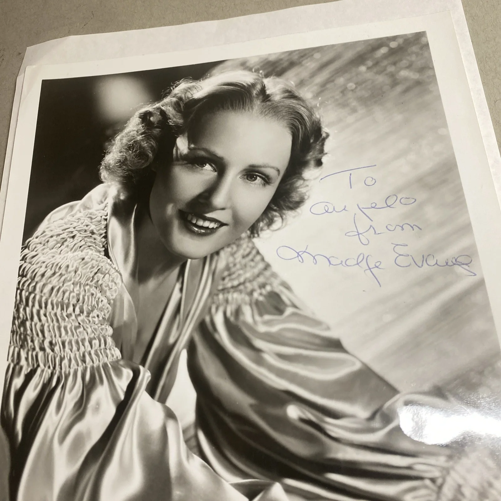 Madge Evans: Hand Signed Celebrity Photograph 8 x 10 Inches / KSK, изображение 3