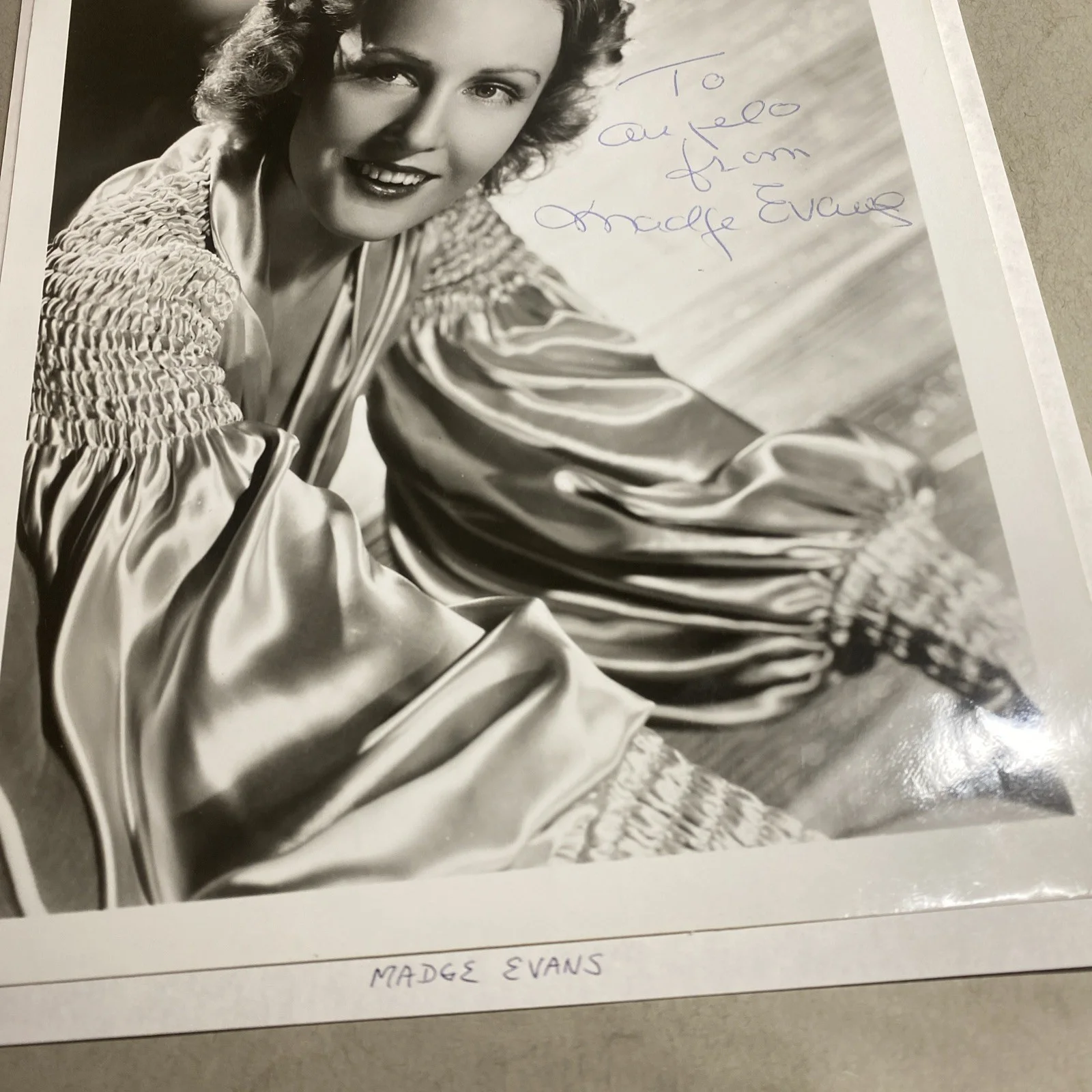 Madge Evans: Hand Signed Celebrity Photograph 8 x 10 Inches / KSK, изображение 4