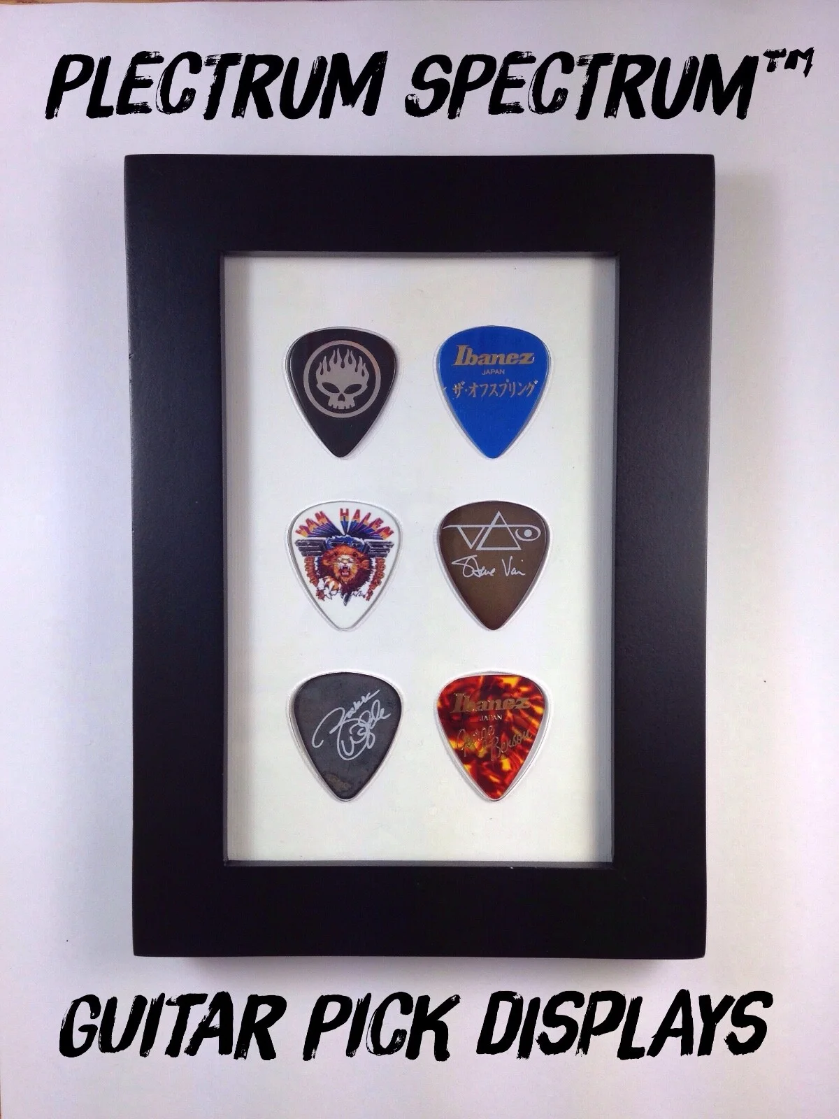 PLECTRUM SPECTRUM™ 4" x 6" Guitar Pick Display - CLEAR Vertical - FRAME INCLUDED, image 5
