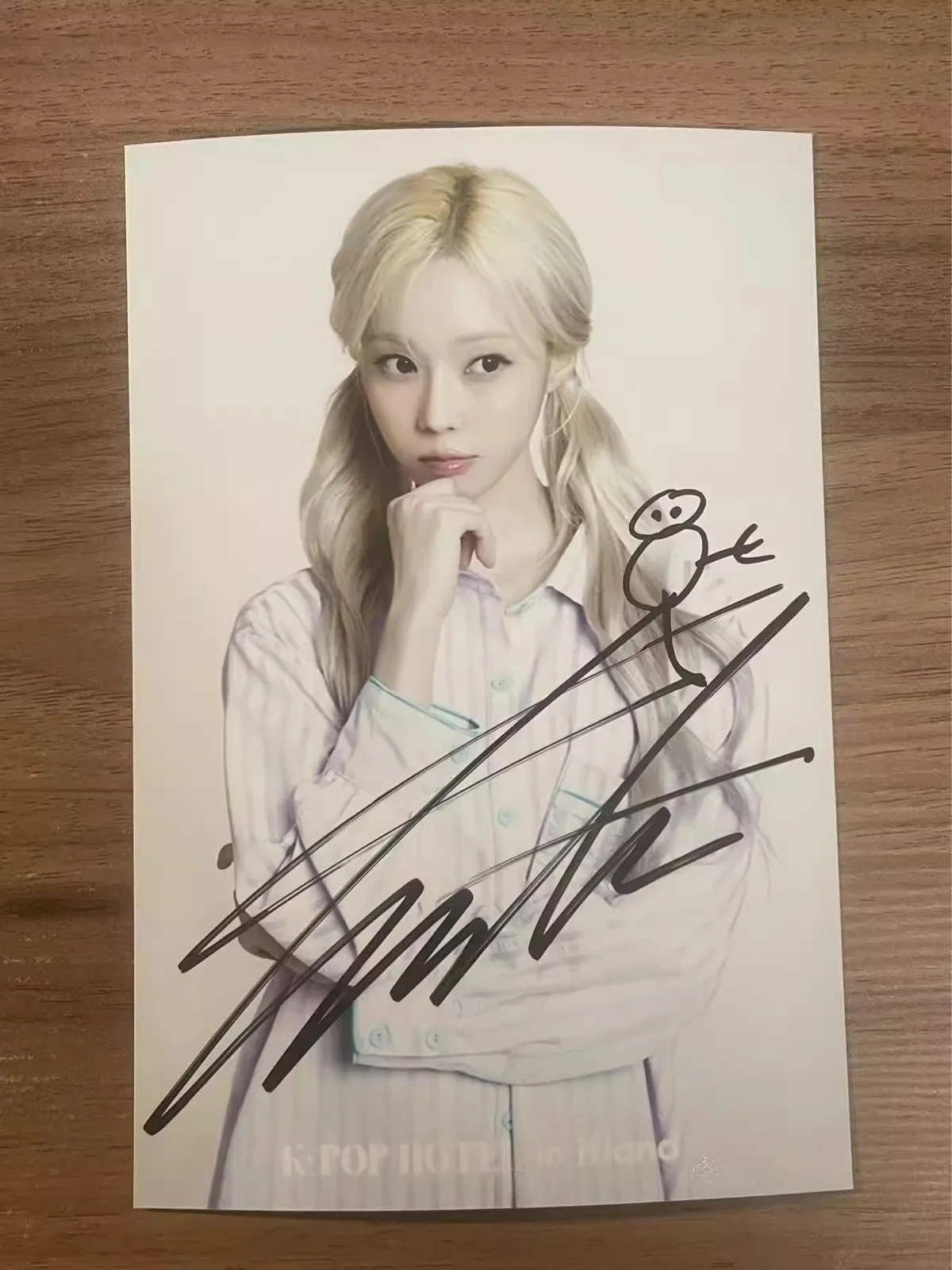 WINTER — Aespa WINTER Autographs 6'' Hand Signed Autographed Photo Fans Gift 2024 #12Nice, изображение 4