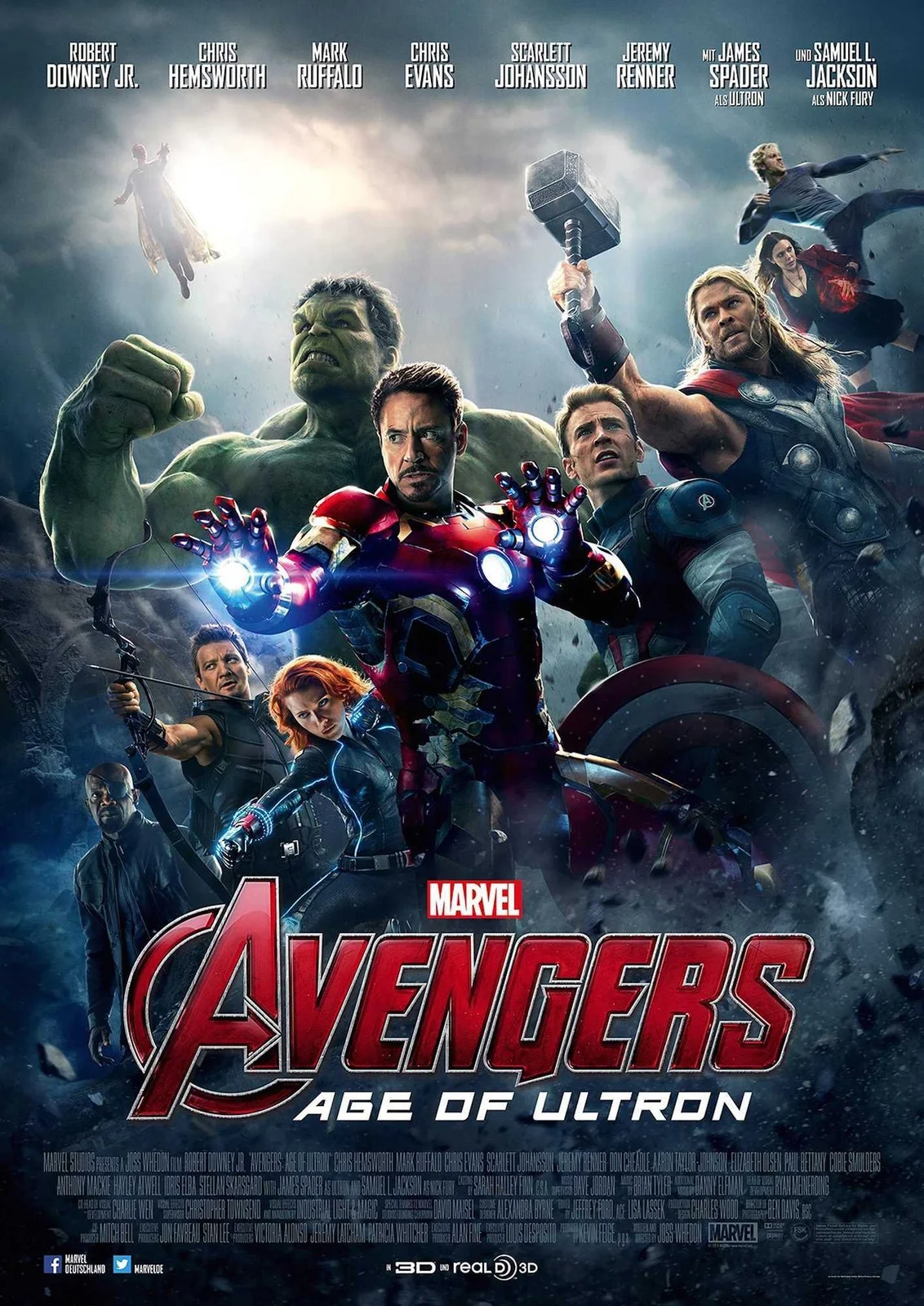 Avengers Age of Ultron 35mm Film Cell strip very Rare var_e, image 2