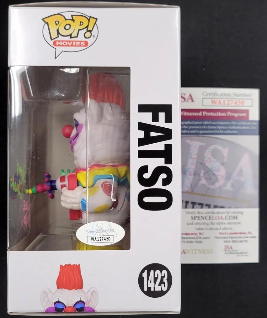 Stephen, Charles, Edward Chiodo — Chiodo Brothers signed Killer Klowns Fatso Funko Pop! #1423 autograph ~ JSA COA, изображение 3