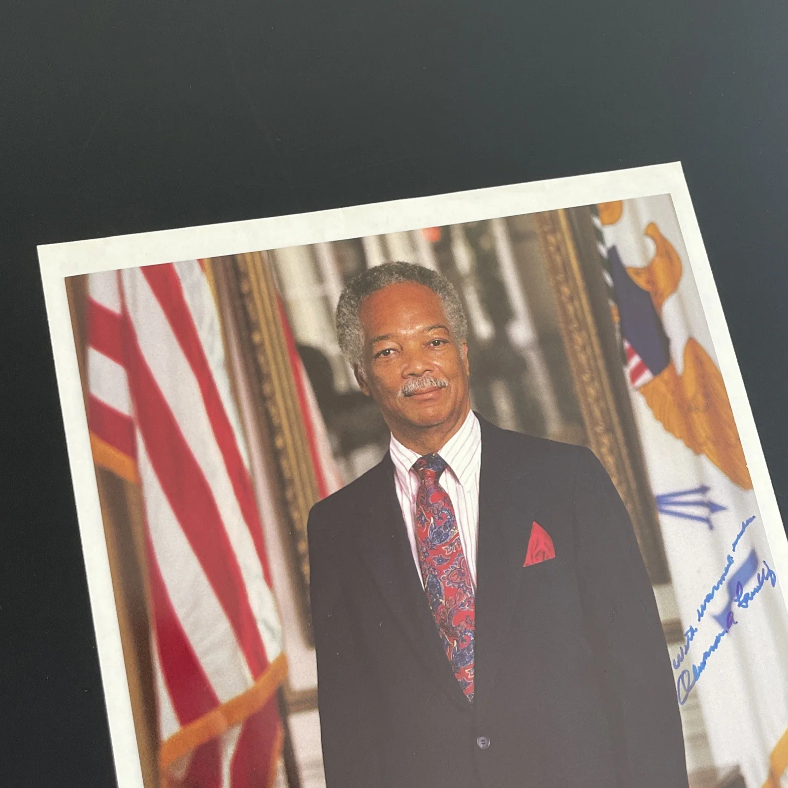 Gov Alexander A. Farrelly, Virgin Islands: Signed Political Photo 8x10 “ / KSK, image 3
