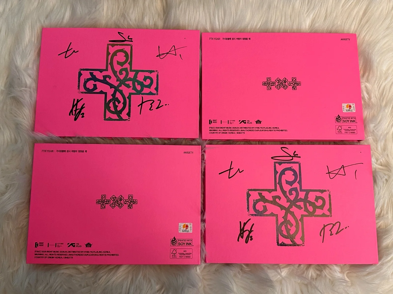 TXT - ALL MEMBER Autograph(Signed) PROMO ALBUM KPOP, image 4