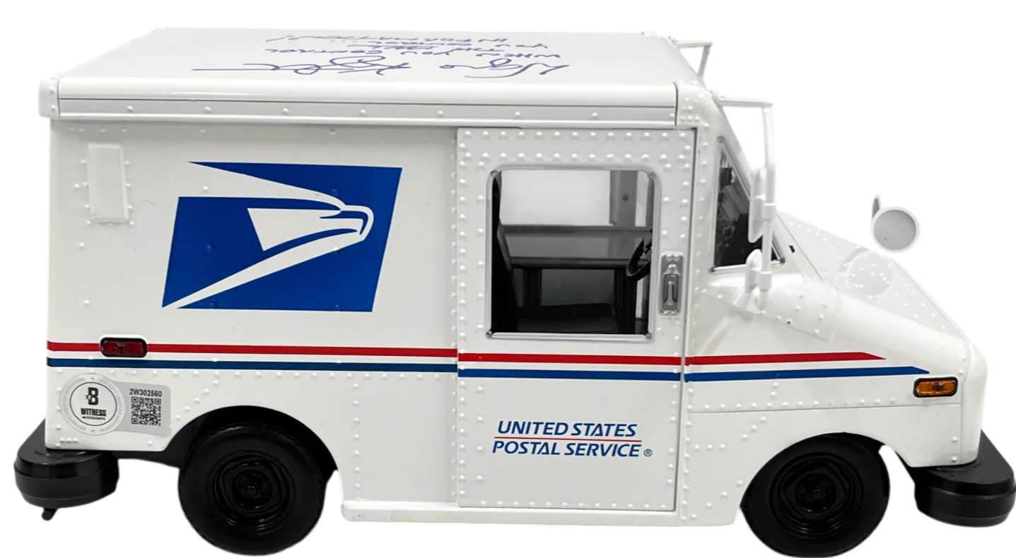 Wayne Knight — Wayne Knight Signed USPS Post Office Diecast 1:18 Inscription Autograph Beckett, image 5