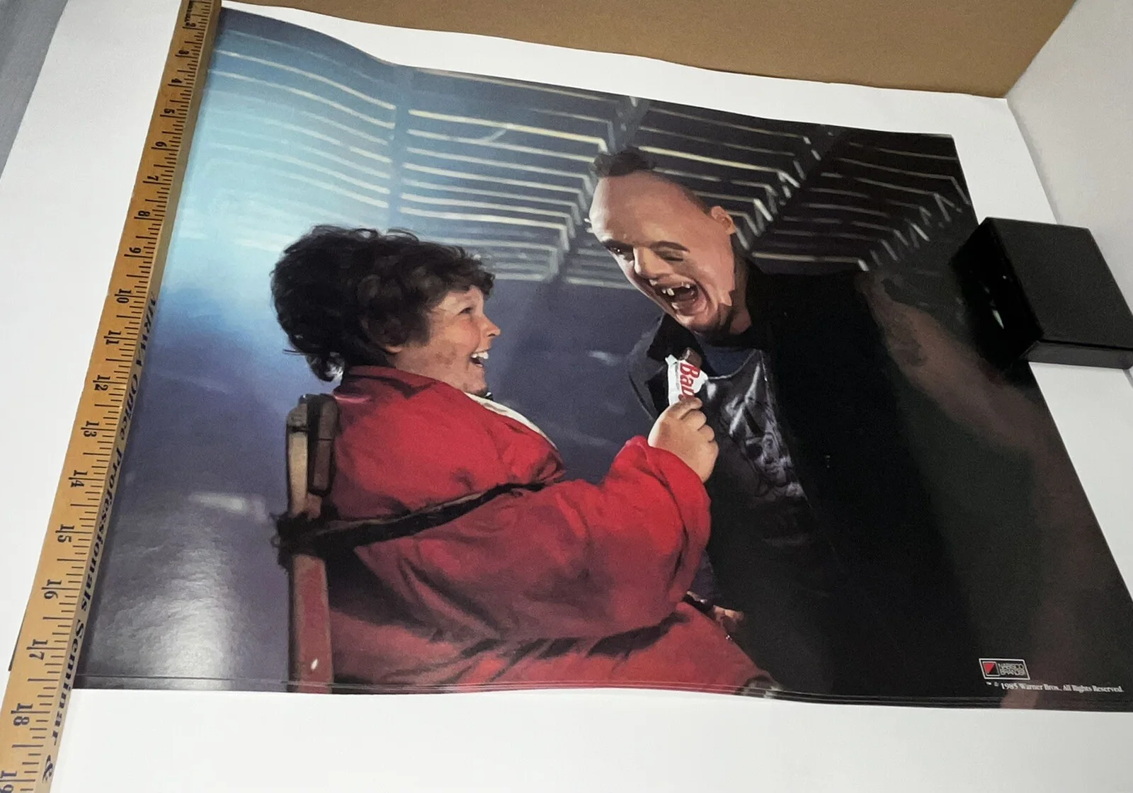 RARE Vintage 1985 THE GOONIES Baby Ruth Nabisco Promo Poster w/ SLOTH & CHUNK, image 3