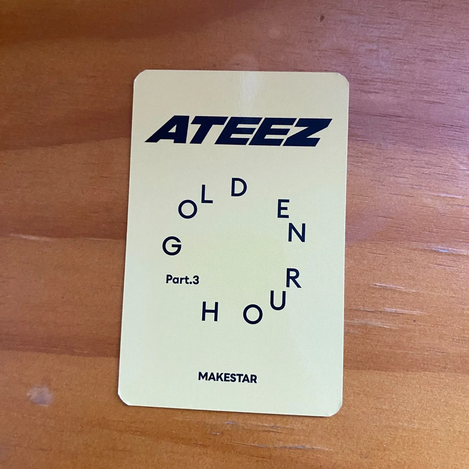 SALE ATEEZ ateez Autographed Signed Photo Card Official Golden Hour Part.3 2024, image 2
