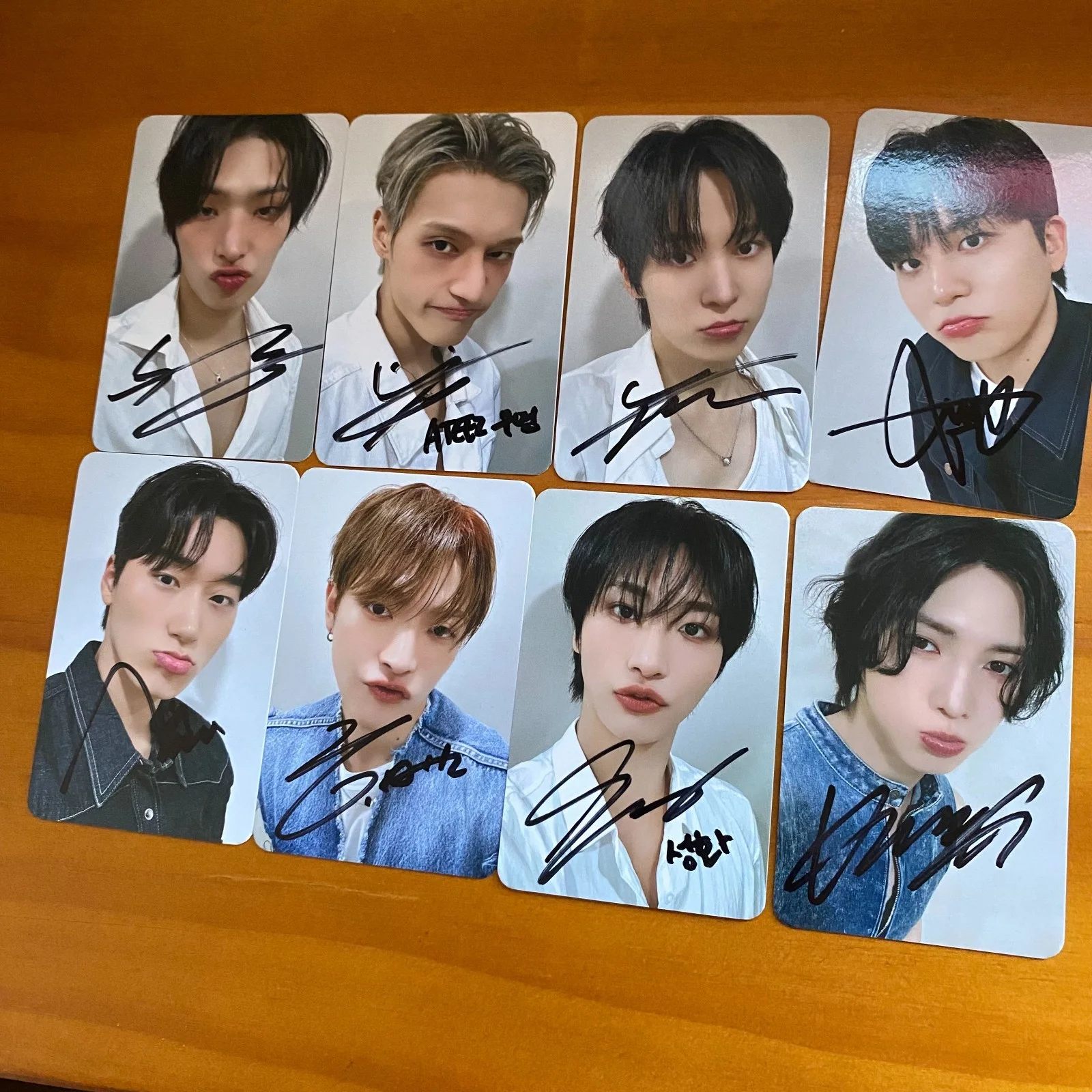 SALE ATEEZ ateez Autographed Signed Photo Card Official Golden Hour Part.3 2024, image 3