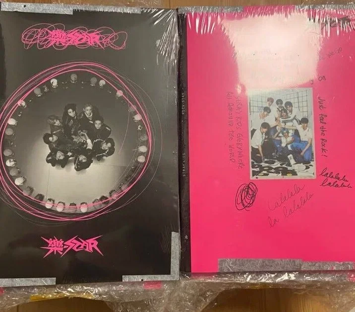 Stray Kids MINI ALBUM 楽 STAR K-POP Signed Autographed Collection GIFTS, image 3