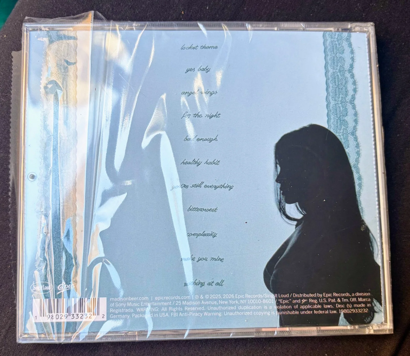 Madison Beer Exclusive Alternate Cover Locket CD + Signed / Autographed Insert, image 4