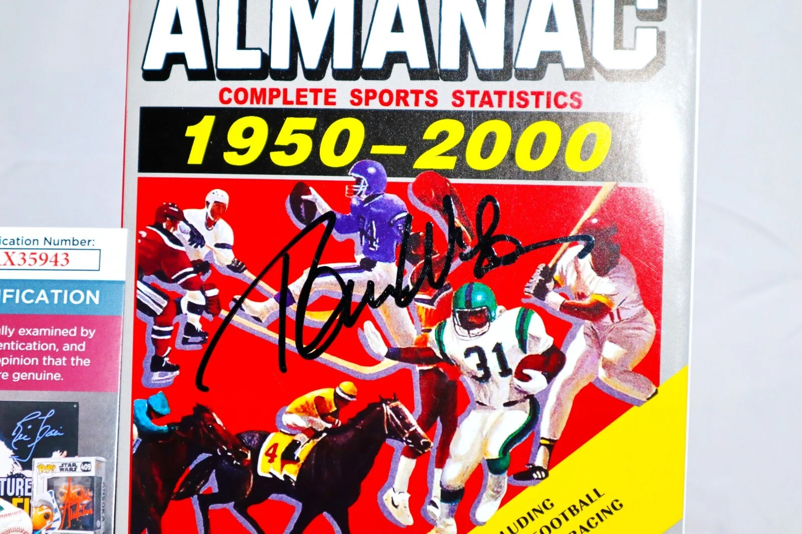 Tom Wilson — 🏫🔥 Tom Wilson Back To The Future 2 Signed Grays Sports Almanac Biff JSA PSA, image 3