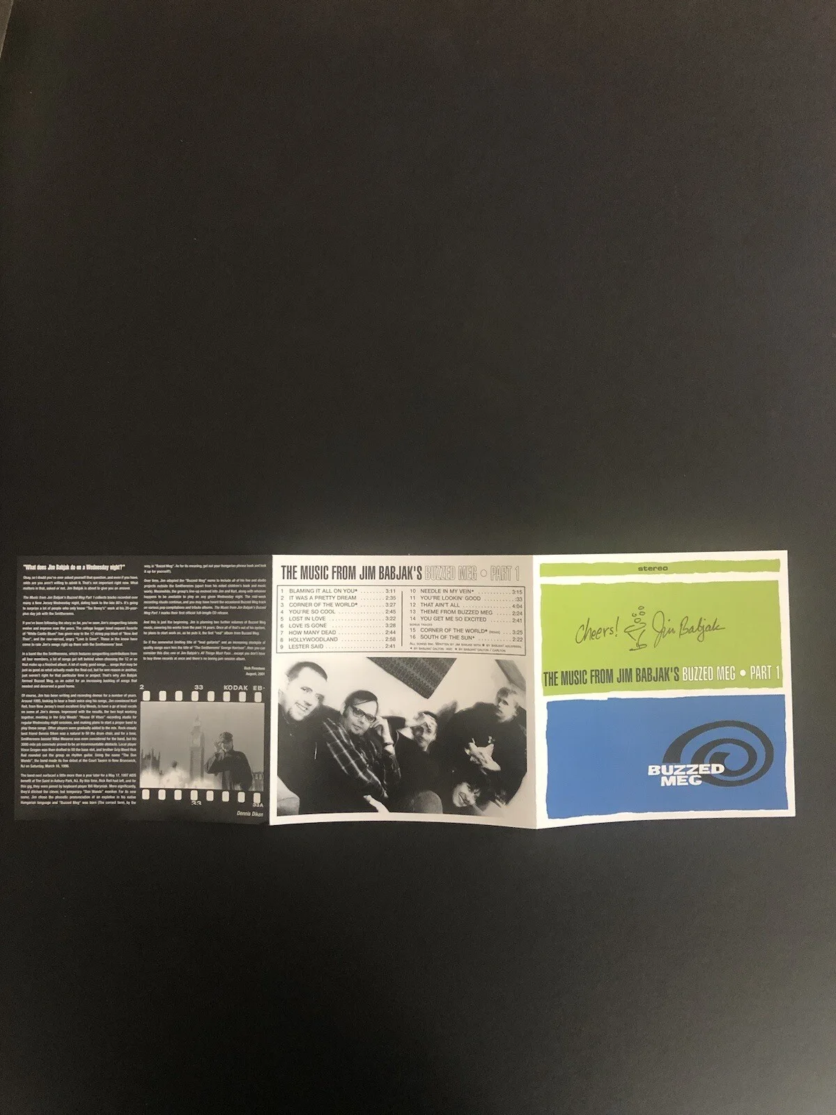 Smithereens Official Jim Babjak Buzzed Meg CD W/sticker Autographed Upon Request, image 5