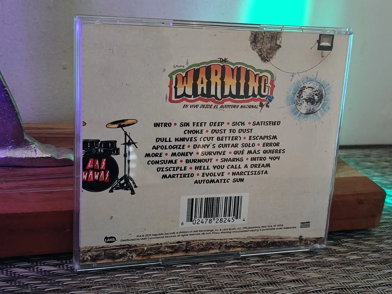 The Warning Live From Auditorio Nacional, CDMX 2CD Signed Pau, image 3