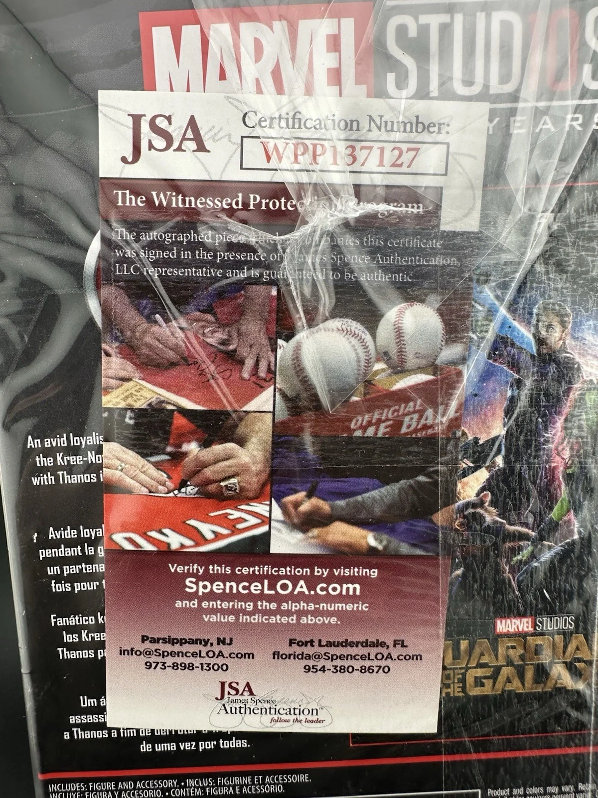 Lee Pace — Lee Pace Ronan Signed Action Figure JSA COA, image 4