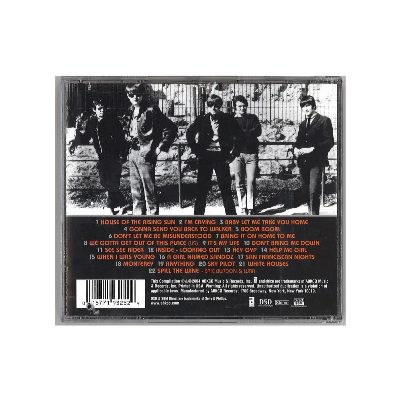 Eric Burdon of The Animals Autographed Retrospective CD, image 2