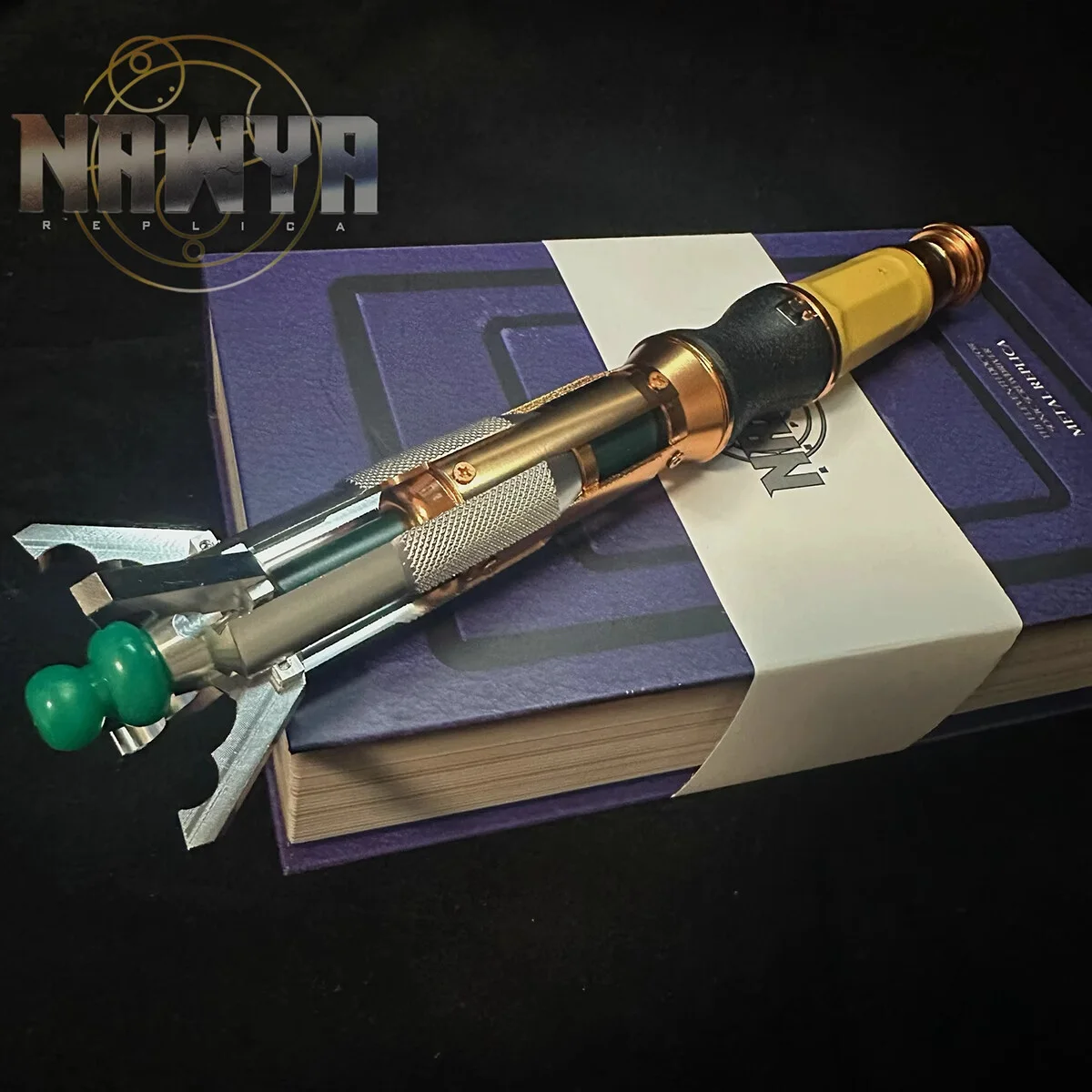 NAWYA Doctor Who 11th Metal Sonic Screwdriver LED Light Prop Cosplay Replica New, изображение 3