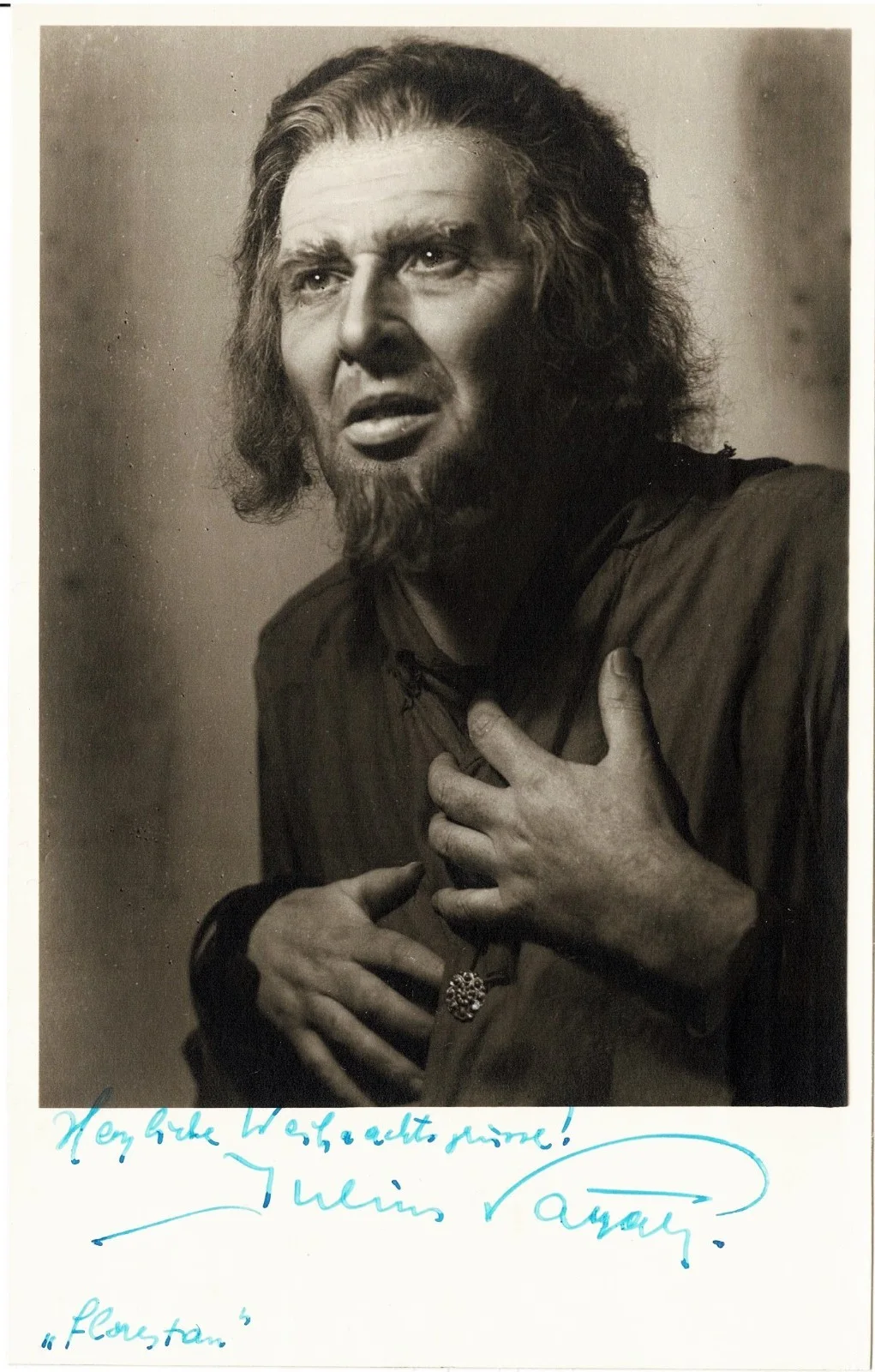 Lot 3 Autographs Julius Patzak Signed Vintage Photos Austrian Tenor CoA, изображение 2