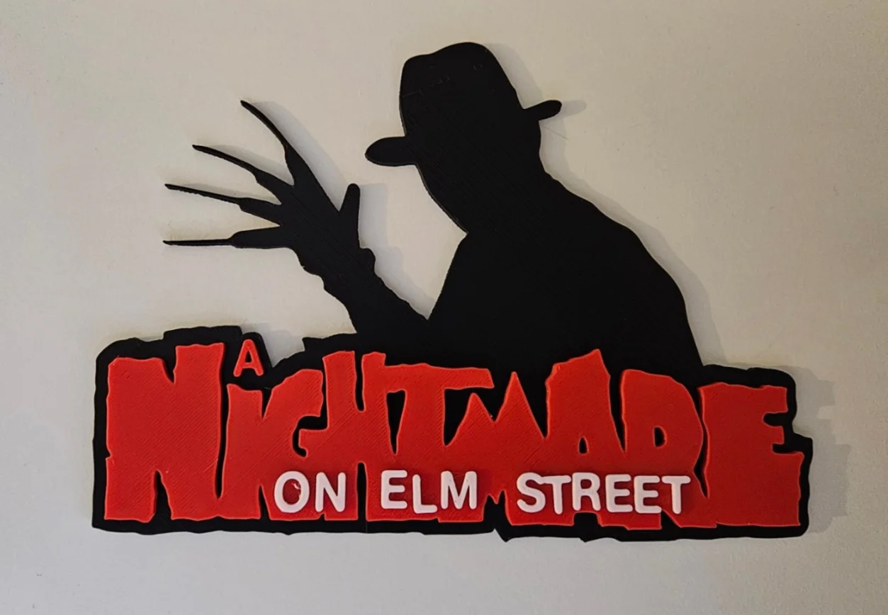 Freddy Krueger A Nightmare on Elm Street Decorative Film & TV Logo Display Sign, изображение 4