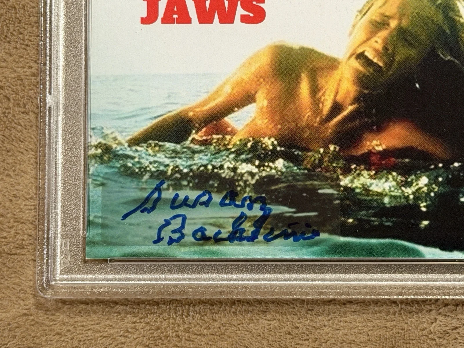 Susan Backlinie Signed Card JAWS First Victim PSA Autograph Authentic, image 2