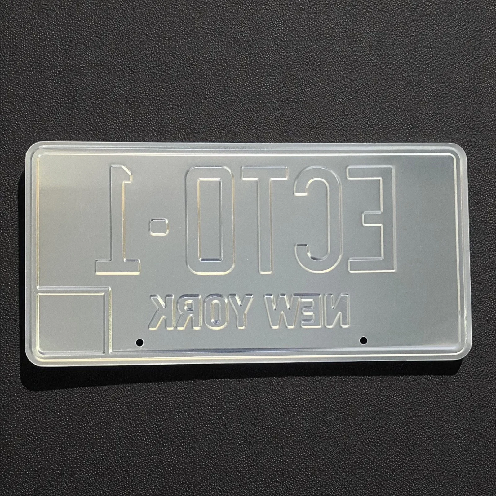 Ghostbusters ECTO-1 Prop License Plate Embossed on Aluminium: Size 300mm x 150mm, image 4