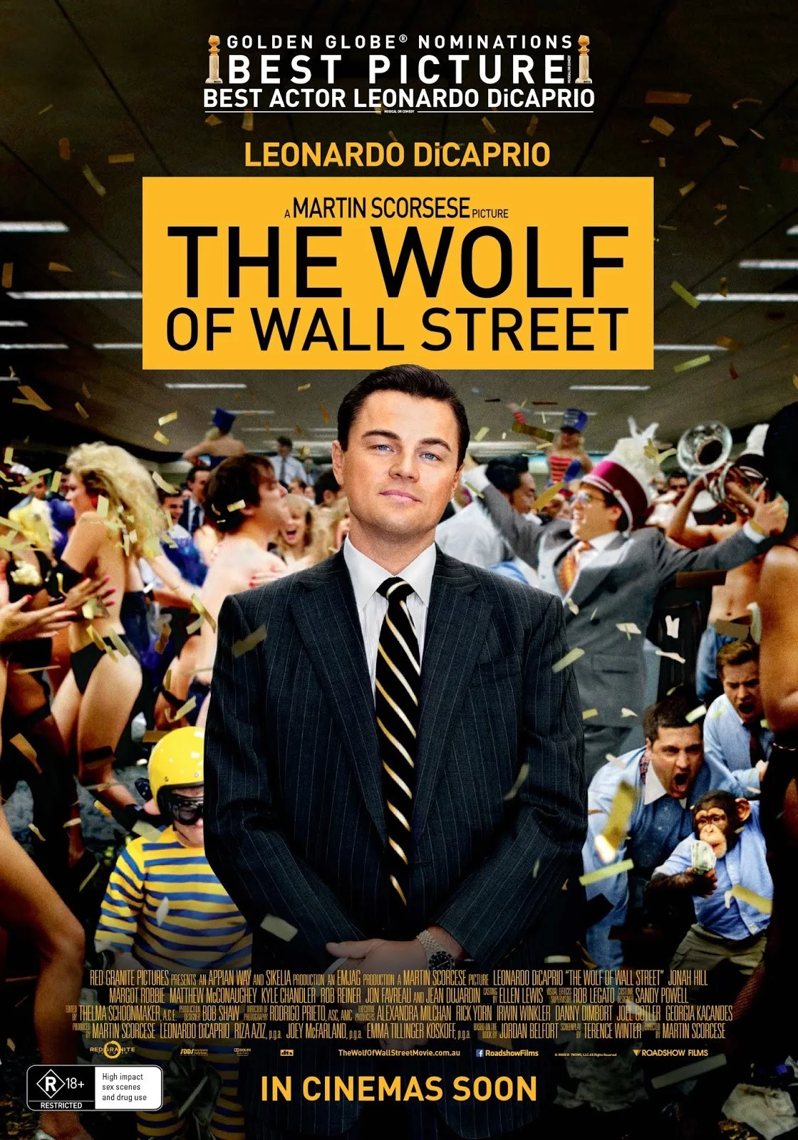 The Wolf of Wall Street 35mm Film Cell strip very Rare var_b, image 2