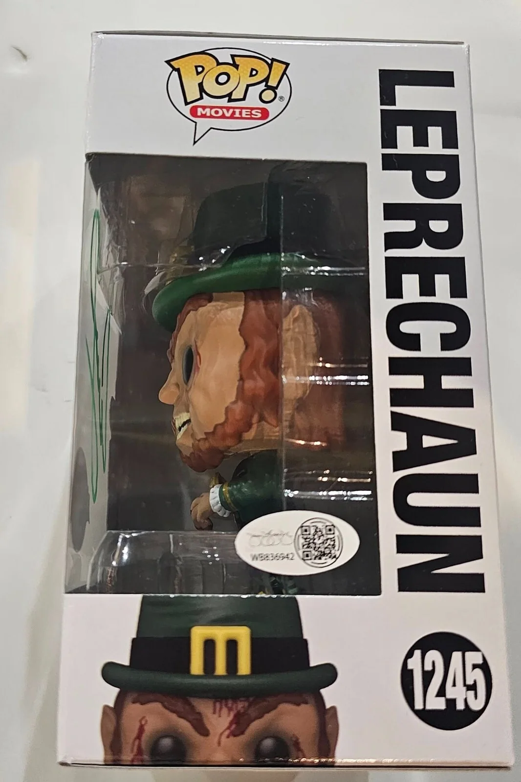 Warwick Davis — ANTOINE WALKER autographed signed CELTICS Funko Pop #1245 Leprechaun JSA, image 2